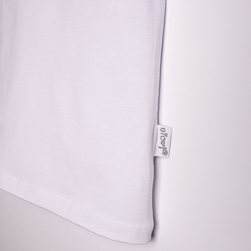 220138 Bluzka dziewczęca Nicol biała bawełniana z koronką elegancka