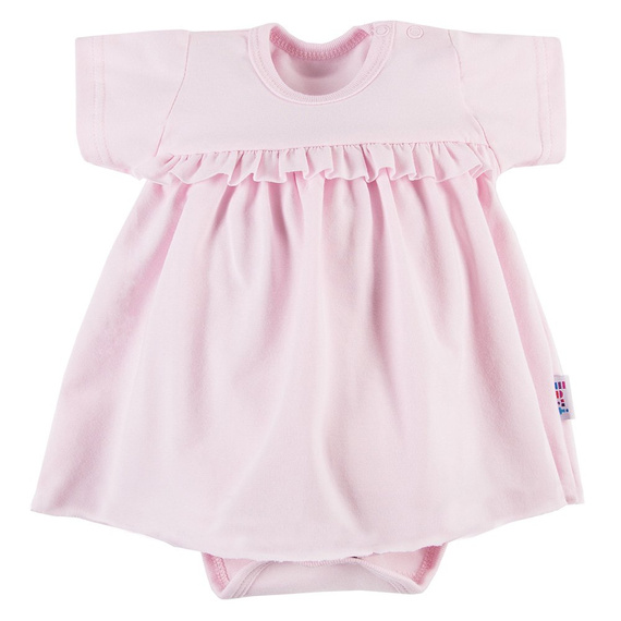 Nature Sukienko-body z krótkim rękawem Ewa Klucze - róż