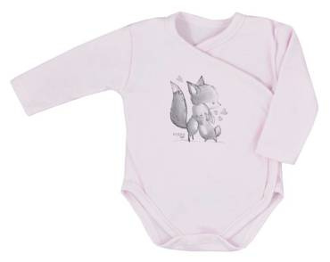 Foxy Body rozpinane z długim rękawem Koala - różowy