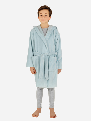 Bamboo Szlafrok dziecięcy bambusowy ByShelly - miętowy