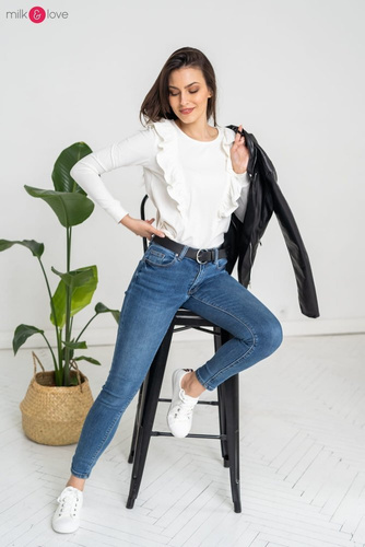 Milky Waves bluzka do karmienia Milk&Love kremowobiały