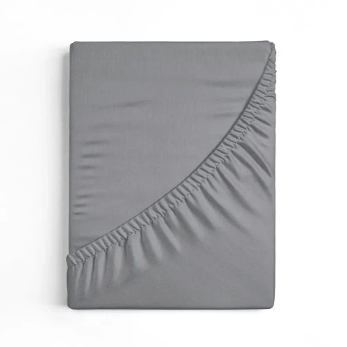 Prześcieradło jersey 4 na wysoki materac Eurofirany stalowy