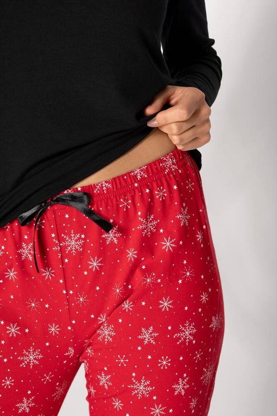 Christmas Time Piżama damska Momenti Per Me red