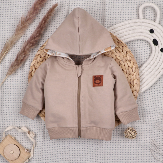 ABN-5516 Sky Journey Bluza dresowa dziecięca Nini – bawełna organiczna, wygodny fason