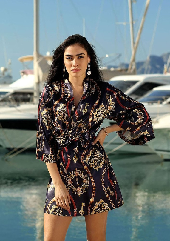 DK-P Flowers Podomka damska DKaren - czarny 014