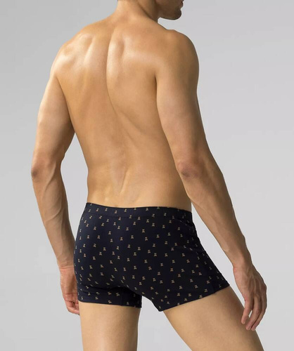 3MH-201 Bokserki męskie Atlantic -granatowy-wino-granatowy