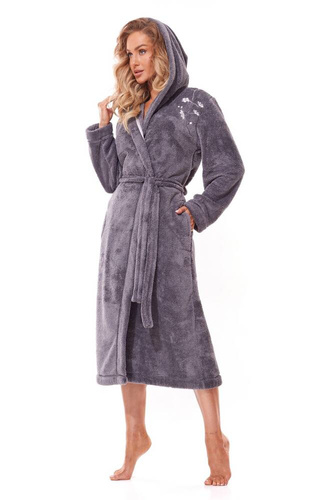 2321 Lili Szlafrok Damski długi L&L - onyx