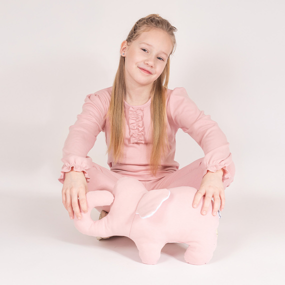 213140 Bluzka z długim rękawem "Nelly" Nicol - różowy