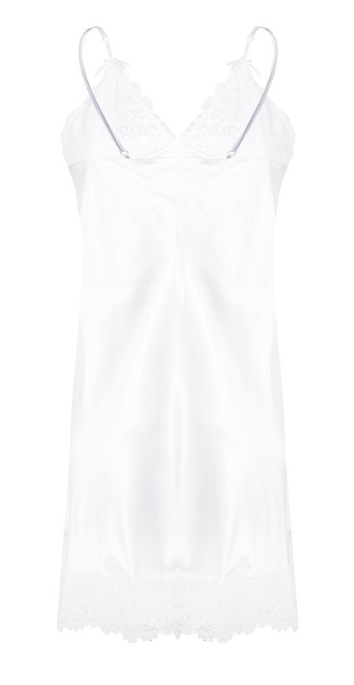 Karmen Halka satynowa koszulka damska DKaren - jasny ecru