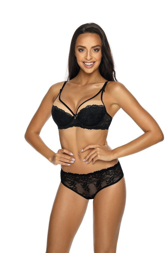 F-3232/5 Miko Figi damskie Mat - czarny-beżowy