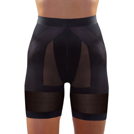 Magic Body Szorty push up bezszwowe wyszczuplające Sesto Senso czarny 