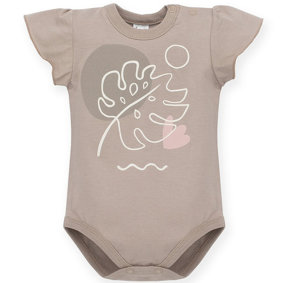 Body z krótkim rękawem "Tiny Flowers" Pinokio - ecru