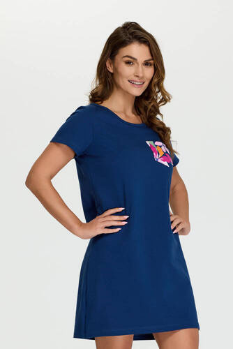 12 Koszula damska Senizo granatowy