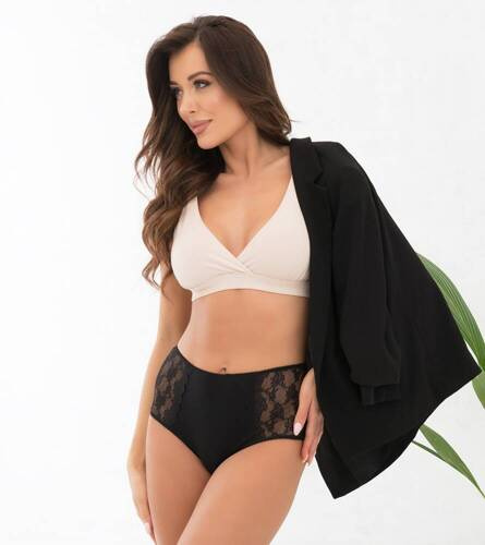 Elba maxi figi Italian Fashion - czarny