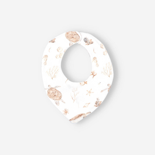 ABK-0015/ŻÓŁ Turtles Komplet niemowlęcy z bawełny organicznej Nini beżowy