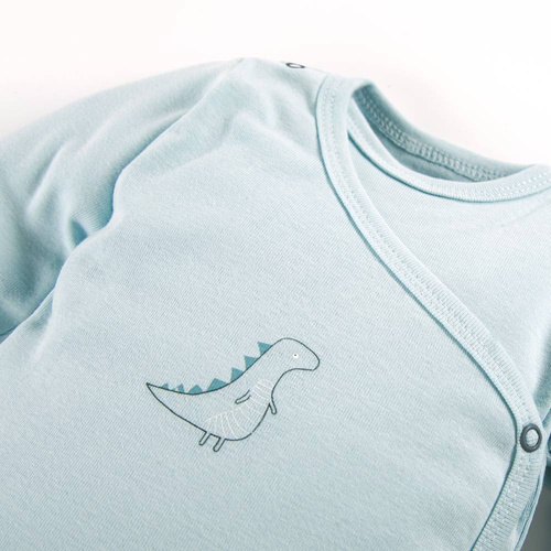 Animals Body rozpinane z długim rękawem Eevi - niebieskie