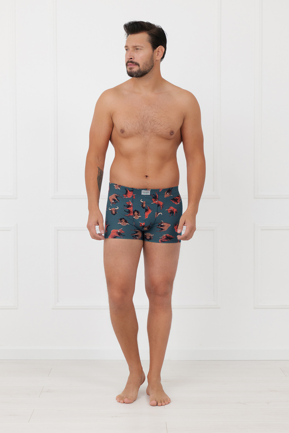 Bokserki męskie Angus Italian Fashion bawełna elastan dopasowane