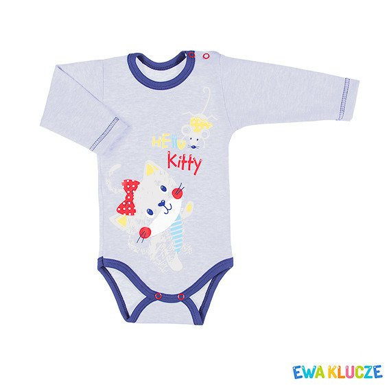 Body niemowlęce "MESSY PLAY" Ewa Klucze melanż- czerwone