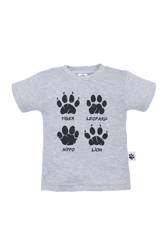 Bluzka z krótkim rękawem t-shirt "WILD WORLD" Makoma czarny