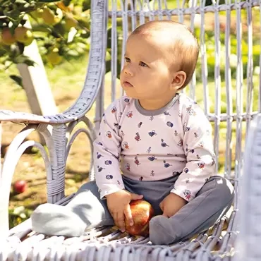 Adventure Chłopięce Body z długim rękawem Ewa Klucze- szary druk