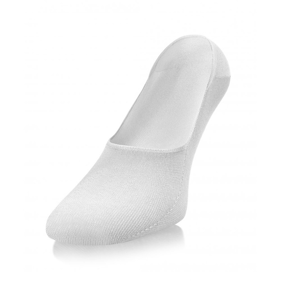 Stopki męskie niewidoczne mokasynki balerinki Sesto Senso biały