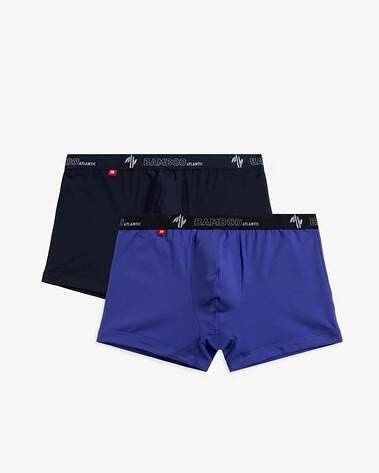 2MH-1187 A'2 Bokserki męskie Atlantic - granatowy-fioletowy