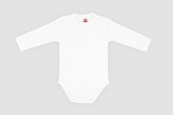 0301B Body z długim rękawem "BIAŁE" Makoma