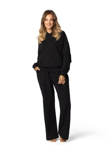  DK-K-B8 Dresowy komplet damski Dkaren - czarny