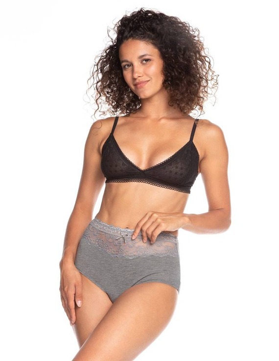 L-1436 MX A'2 Figi Damskie Lama  szary