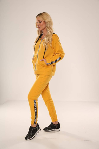 619 New York dres damski Forex - miodowy