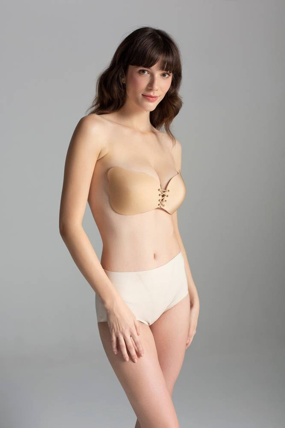 Invisible Beauty Bra 01  Biustonosz Samonośny Gatta - czarny