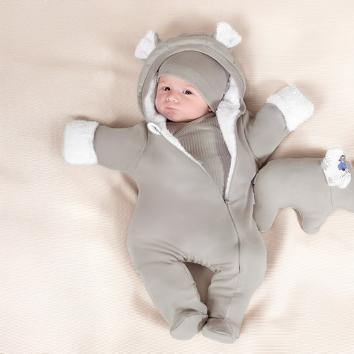 214270 Muki Pajac dresowy z luną Nicol  