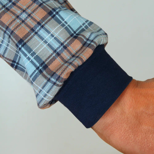 2576/41 Piżama Męska Sesto Senso - granatowy