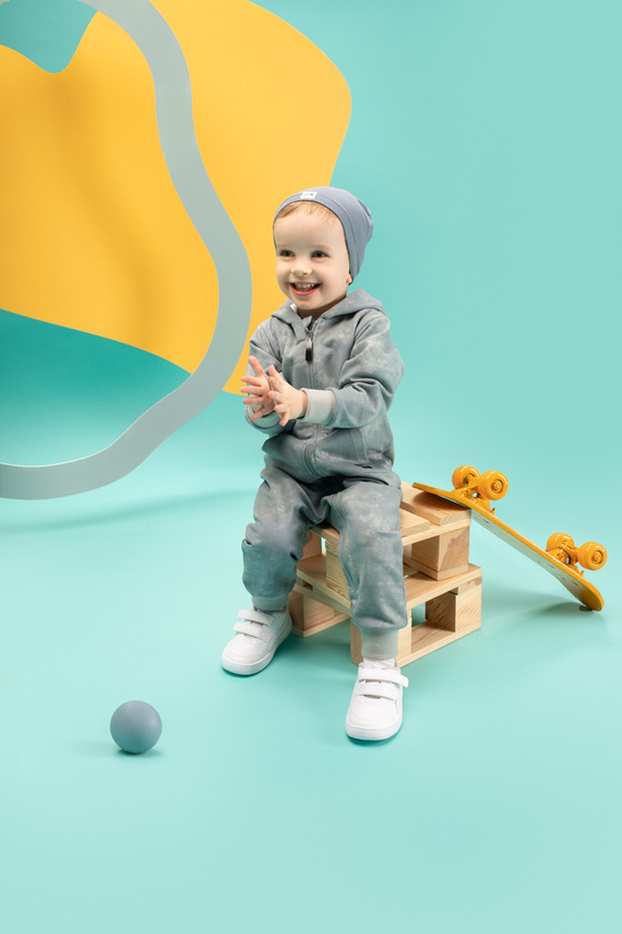 Fun Time Kombinezon dresowy Pinokio - mięta druk