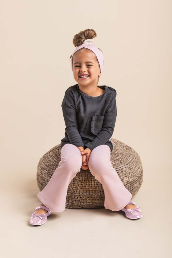 188064 Opaska marszczona "Nela" Nicol - różowy