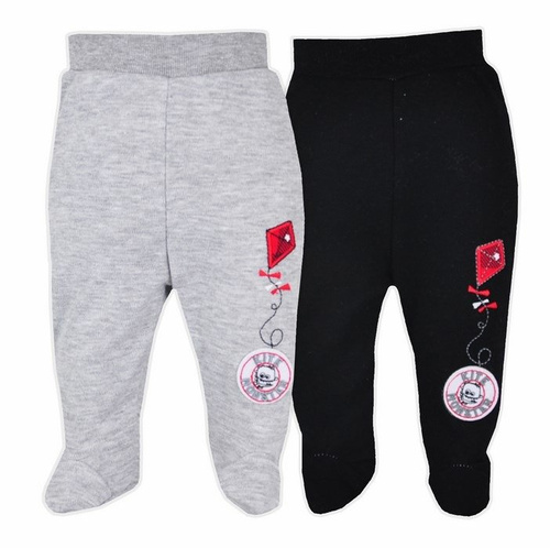 Półśpiochy bawełniane "MONSTER" Koala czarne