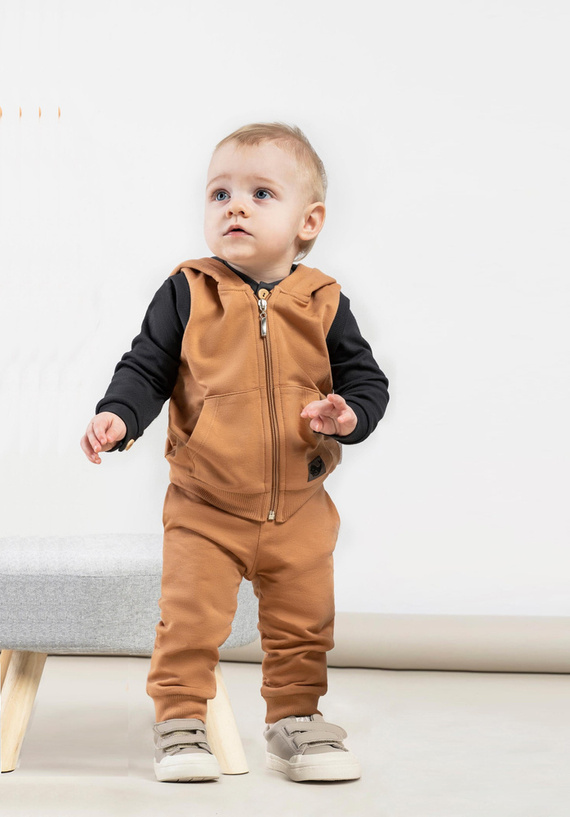 194277 Miki Spodnie dresowe Nicol -- karmelowy