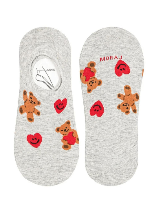 CDB200-140 Baleriny Moraj Damskie – Wygodne Baleriny z Silikonem na Pięcie i Płaskimi Szwami