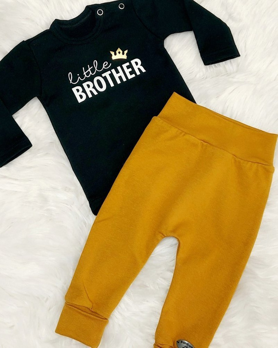 "Julek" Spodnie niemowlęce Bambarillo granatowy