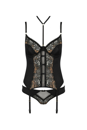 Divine Corset gorset damski Casmir czarny 