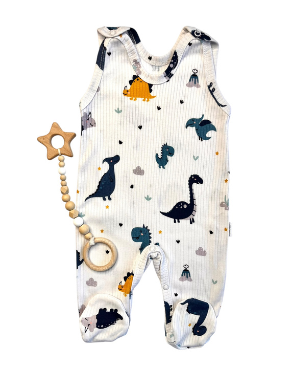 Śpiochy niemowlęce Mamatti SC15530 – w dinozaury, bawełniane