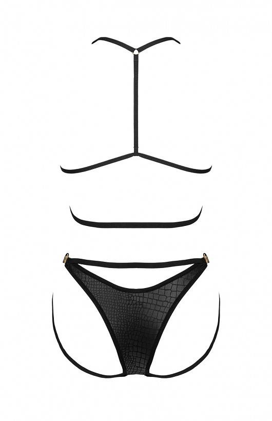 Cobra Nive Set Komplet 2-częściowy Obsessive czarny