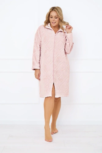 Arena Szlafrok damski Italian Fashion - pudrowy róż