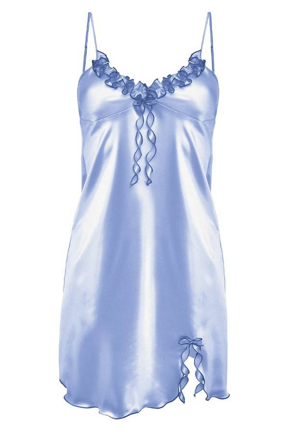 Gabi Halka satynowa koszulka damska DKaren - błękit