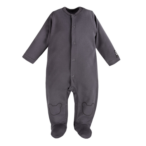 Magic Pajac prążkowany Eevi - grafit prążek