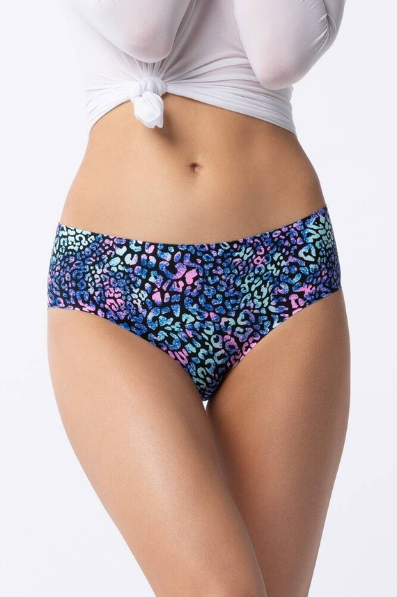 Illusion Simple Classic Figi Damskie Julimex- niebieski