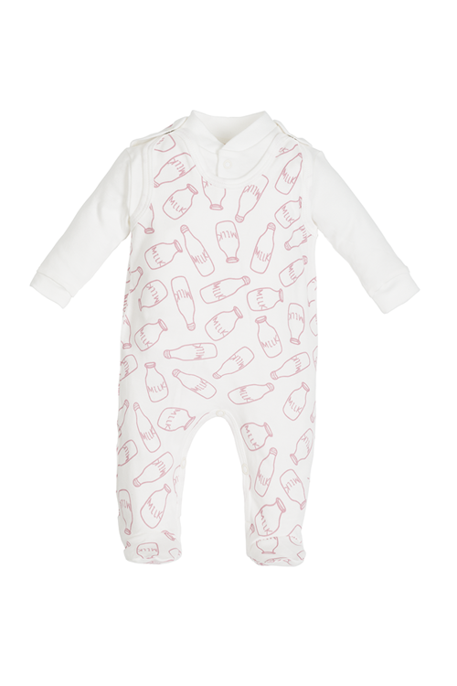 Komplet śpioch + kaftan "MILK GIRL" Makoma