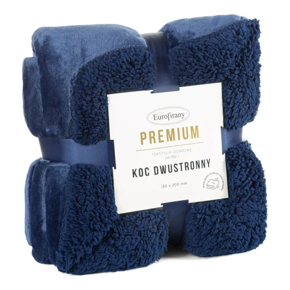 Tedy Koc dwustronny narzuta Eurofirany granatowy