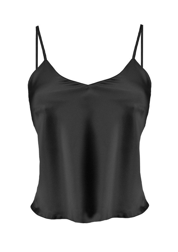 Karen Satynowy top damski DKaren - pink