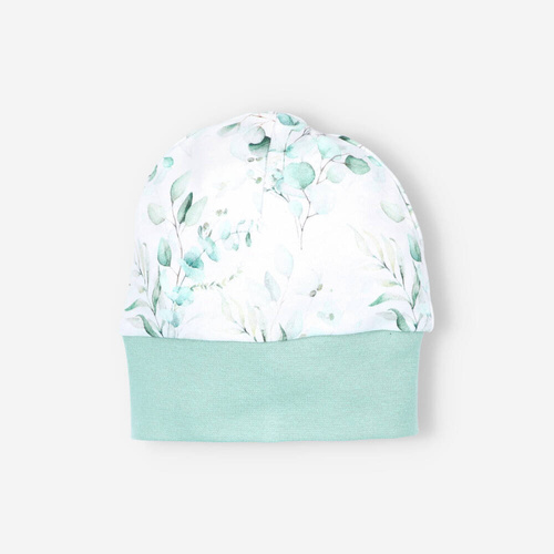 ABN-3492/GAŁ Aromatyczne listki Czapka z bawełny organicznej Nini